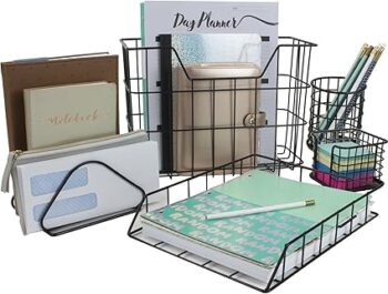 Sorbus Desk Organizer Set (5 Pc)