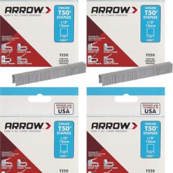 T50 1/2-Inch Staples, 4 Pack