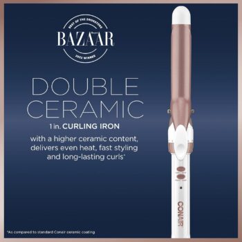 Double Ceramic 1-inch Curling Iron - Image 2