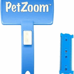 Self Cleaning Grooming Brush with Bonus Pet Trimmer