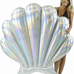 Holographic Deluxe Seashell Float