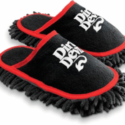 Cleaning Slippers, Flexible Detachable Microfiber Machine Washable Dusting Shoes, for Hard Floors and Baseboards, 1-Size