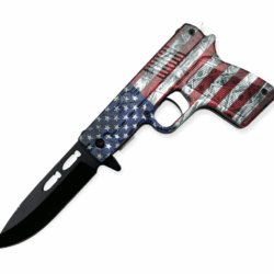USA Pistol Spring Assisted Knife