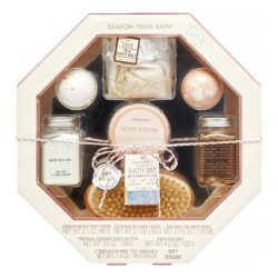 8 Piece Box of Hygge Bath & Body Gift Set Tropical Coconut