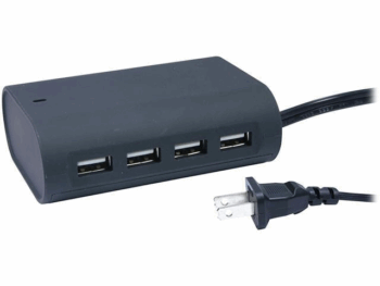 Craig Electronics CC3309 4-Port USB Charging Hub with AC Plug