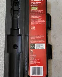 Husky 1/4 in drive torque wrench 40-200 in lbs