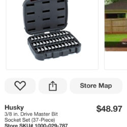Husky bit socket set