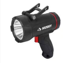 Husky 2500-Lumens Hybrid Power Floating Rechargeable Spotlight
