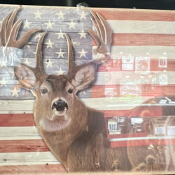 Second Amendment, Deer American flag Artwork
