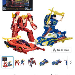 Transformers x Street Fighter II Mash-Up Hot Rod [Ken] vs. Arcee [Chun-Li] 2-Pack