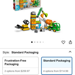 LEGO DUPLO Town Bulldozer Construction Vehicle Toy Set